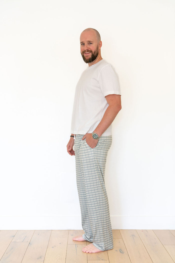 MUTED GREEN PLAID | MEN'S PANTS