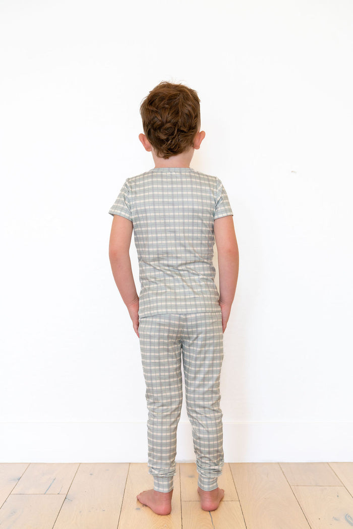 MUTED GREEN PLAID | SHORT SLEEVE