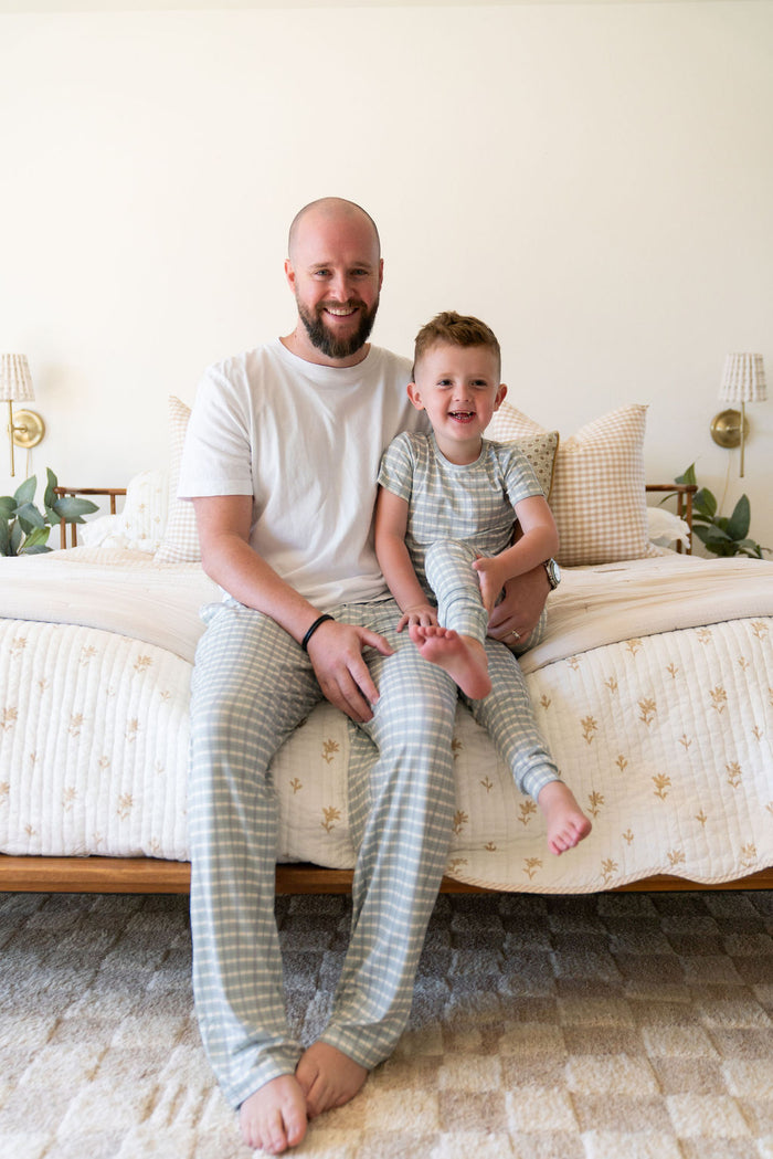 MUTED GREEN PLAID | SHORT SLEEVE
