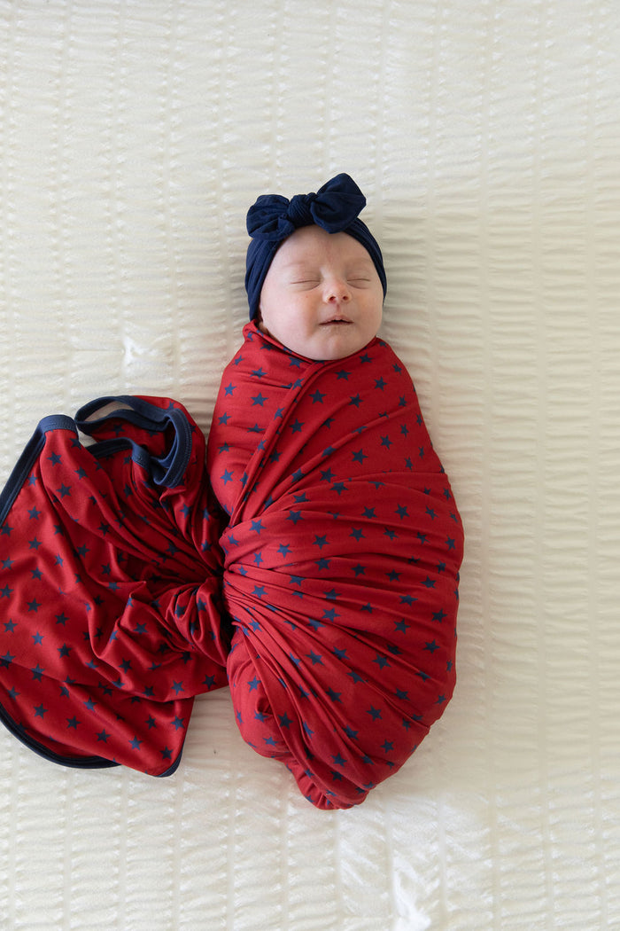NAVY STARS | SWADDLE