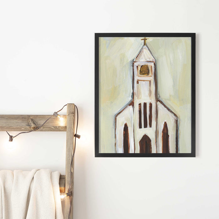Neutral Church Painting No. 2  - Art Print or Canvas - Jetty Home