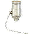 Nickel Lamp Sockets, Pull Chain - paxton hardware ltd