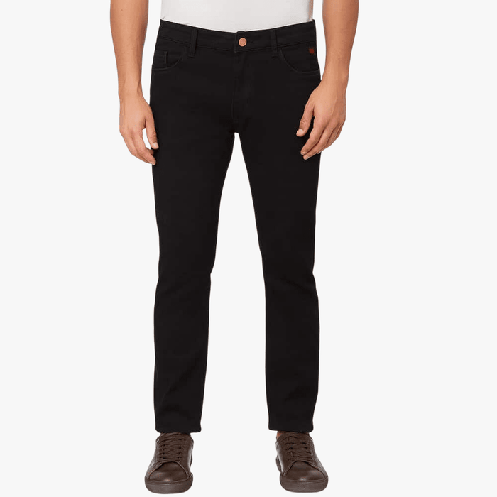 No Rules Mens Stretch Denim Jeans Black | Jiu