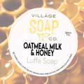 Oatmeal Milk & Honey Luffa Soap