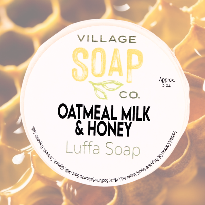 Oatmeal Milk & Honey Luffa Soap