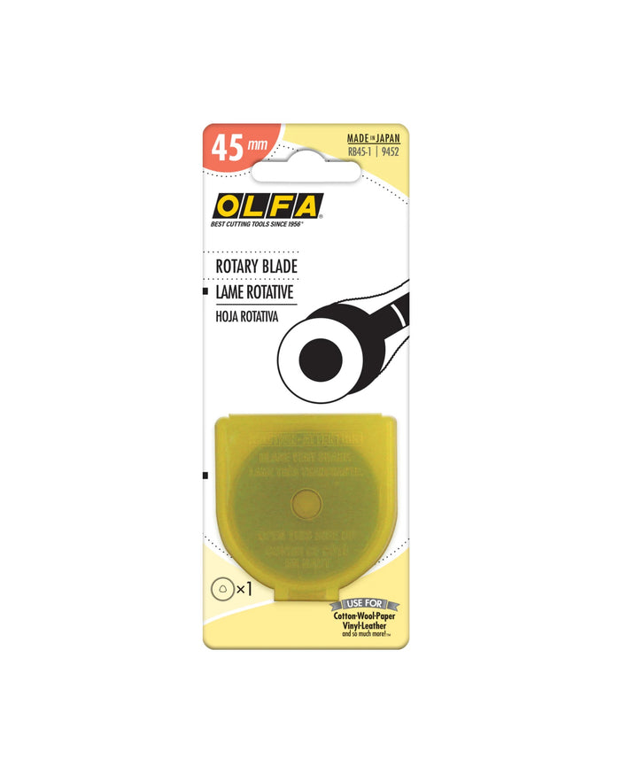 OLFA Rotary Cutter Blade (45mm, 60mm) - Zipper and Thread