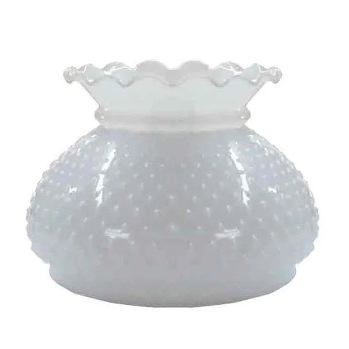 White 7" Hobnail Lamp Shade, Paxton Hardware