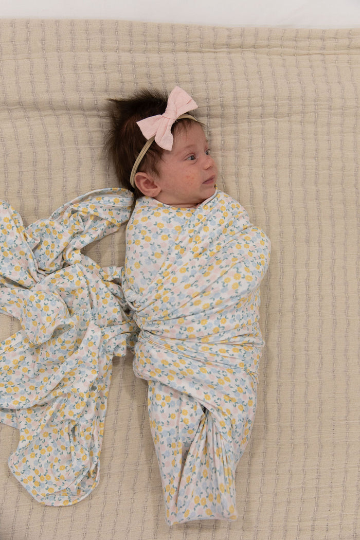 PASTEL FLORAL | SWADDLE