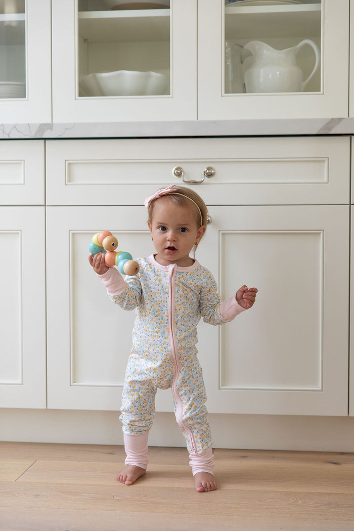 PASTEL FLORAL | ZIPPER ONE PIECE