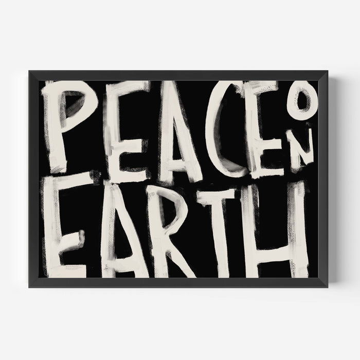 Peace on Earth Typography - Jetty Home