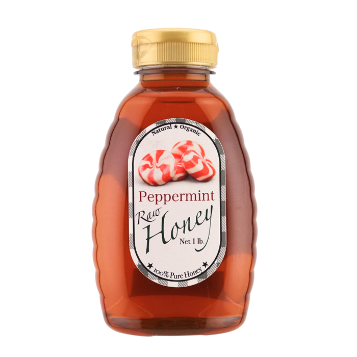 Peppermint Infused Raw Honey