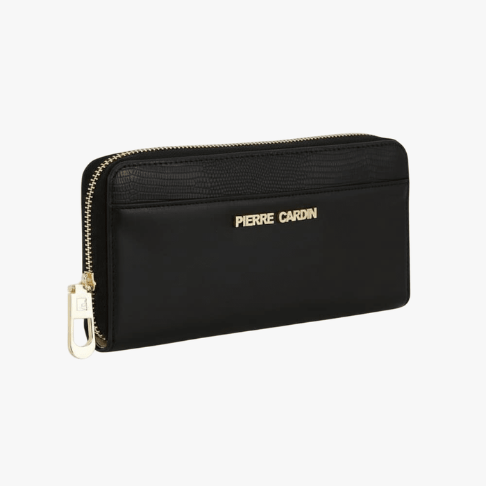 Pierre Cardin Londi Zip Around Purse Black | Pierre Cardin