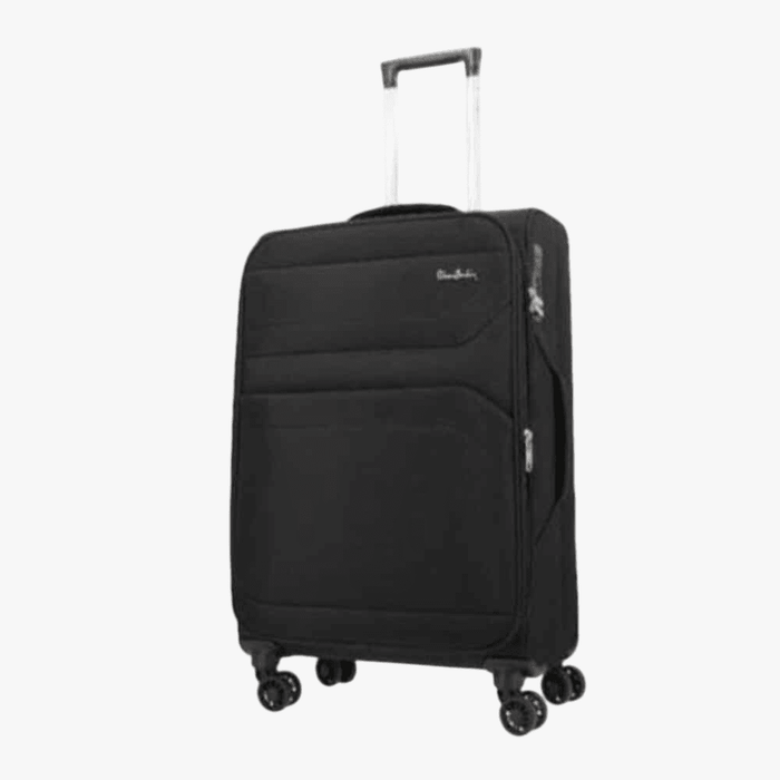 Pierre Cardin Lyon Soft Case Luggage Bag Black 24" | Pierre Cardin
