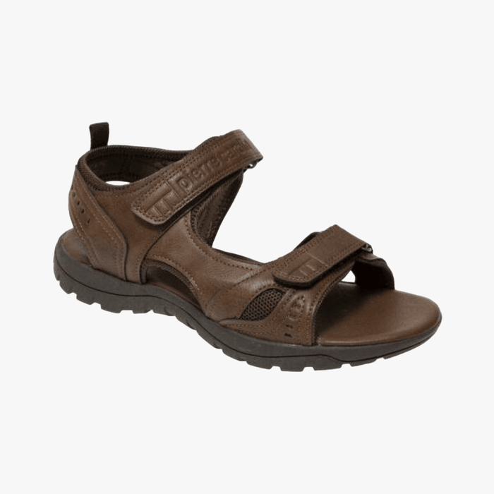 Pierre Cardin Mens Jason Sandal Brown | Pierre Cardin