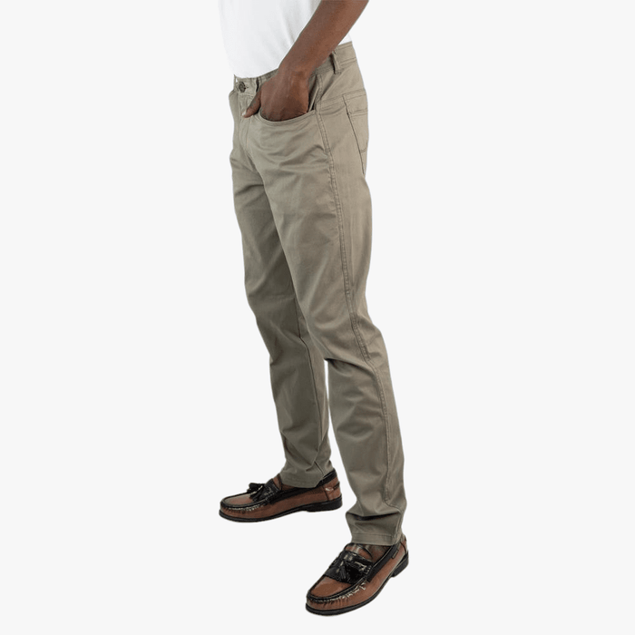 Pierre Cardin Mens Marina Chino Pants Pewter Pierre Cardin