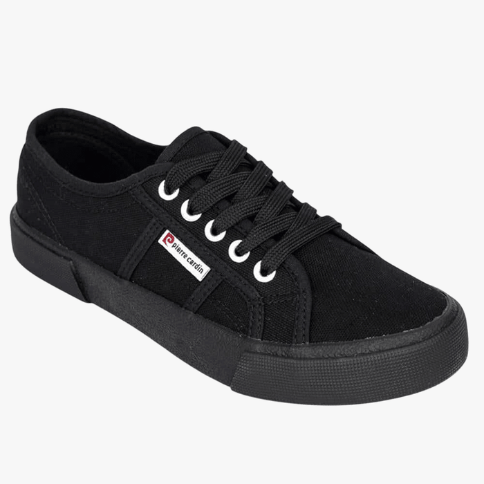 Pierre Cardin Womens Calais Sneaker Black Mono | Pierre Cardin