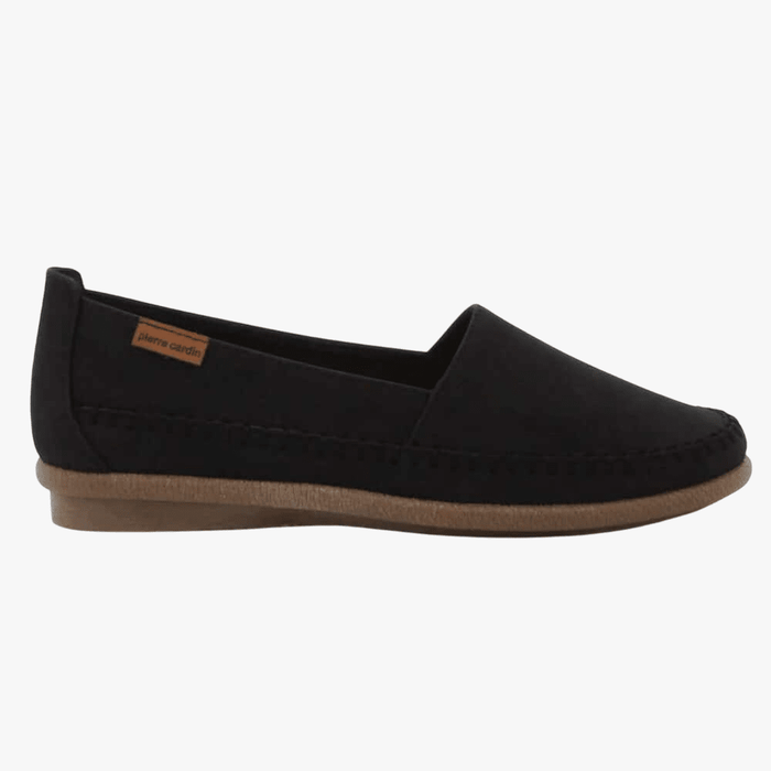 Pierre Cardin Womens Riviera 15 Casual Slip On Shoe Black | Pierre Cardin