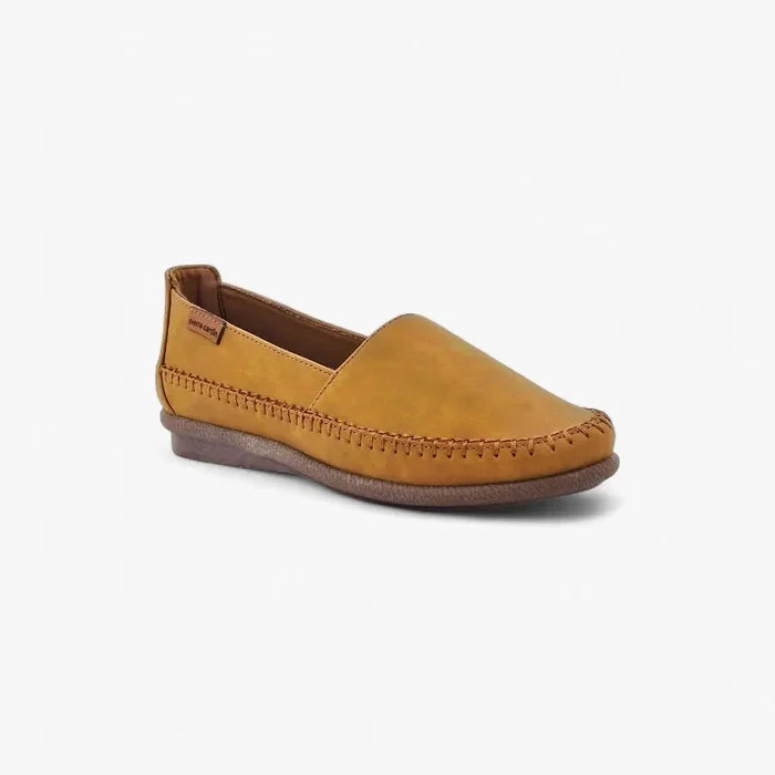 Pierre Cardin Womens Riviera 15 Casual Slip On Shoe Camel | Pierre Cardin