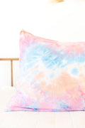 PINK + BLUE + PEACH TIE DYE | PILLOW CASE