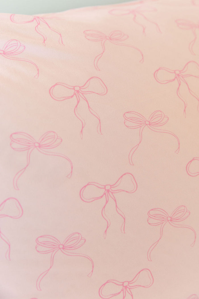 PINK BOWS | PILLOW CASE