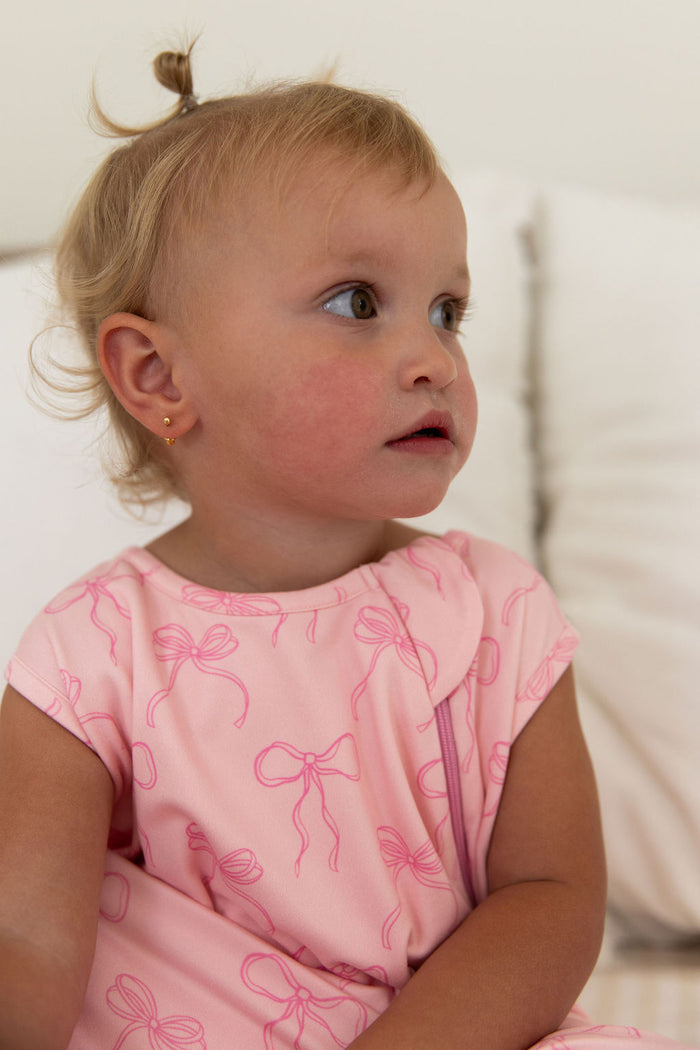 PINK BOWS | SLEEP SACK