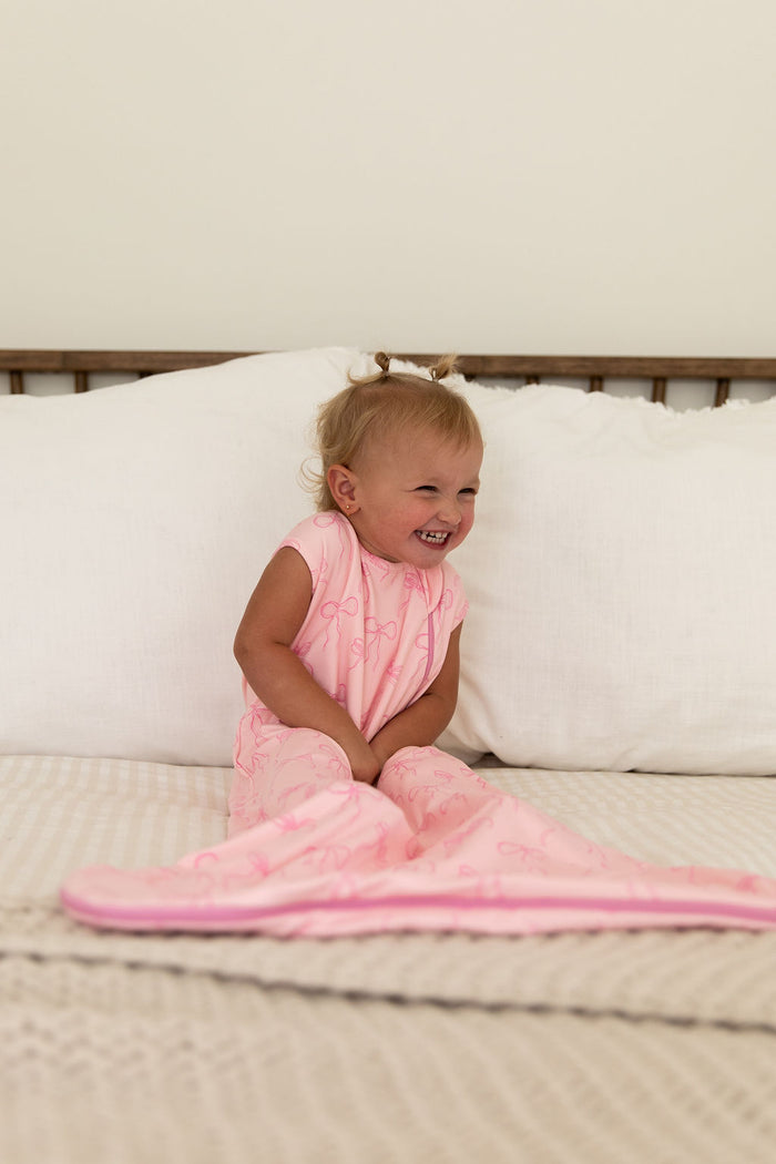 PINK BOWS | SLEEP SACK