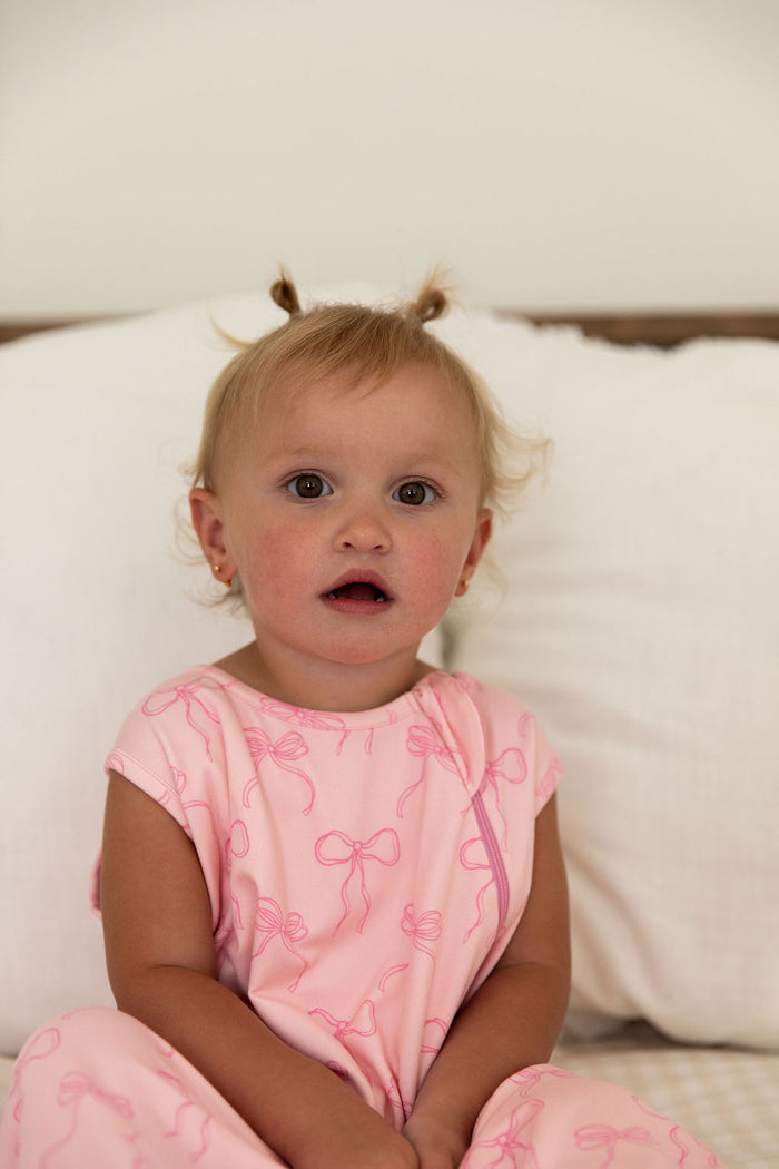 PINK BOWS | SLEEP SACK