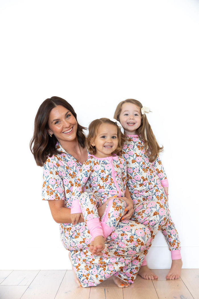 PINK FALL FLORAL | LONG SLEEVE
