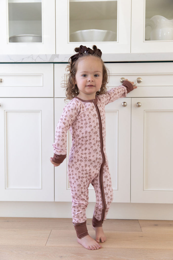 PINK MUSHROOMS | ZIPPER ONE PIECE
