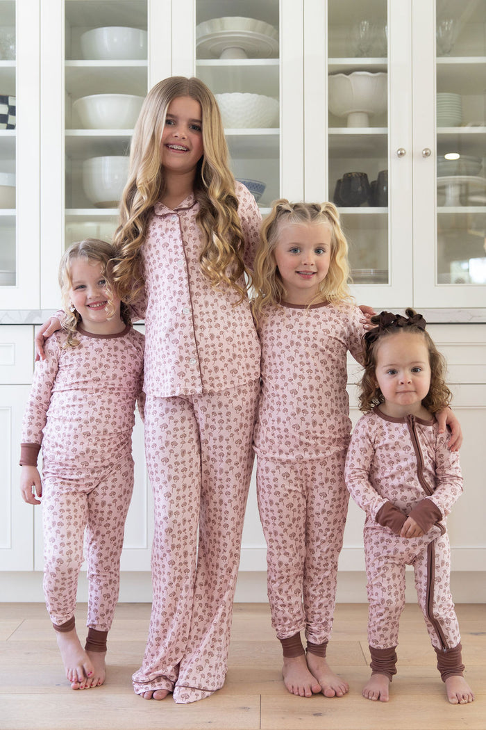PINK MUSHROOMS | ZIPPER ONE PIECE