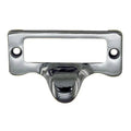 Polished Nickel Label Holder with Finger Pull