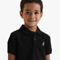 Polo Boys Austin Short Sleeve Golfer Black | Polo