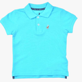 Polo Boys Austin Short Sleeve Golfer Light Blue >430-4 | Polo