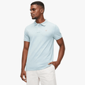 Polo Mens Carter Pique Short Sleeve Golfer Light Blue | Polo