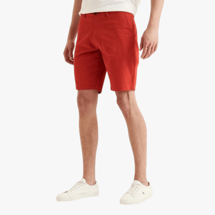 Polo Mens Ezra Perfect Chino Shorts Brick Polo