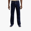 Polo Mens Paul Comfort Fit Relaxed Leg Stretch Denim Indigo Polo