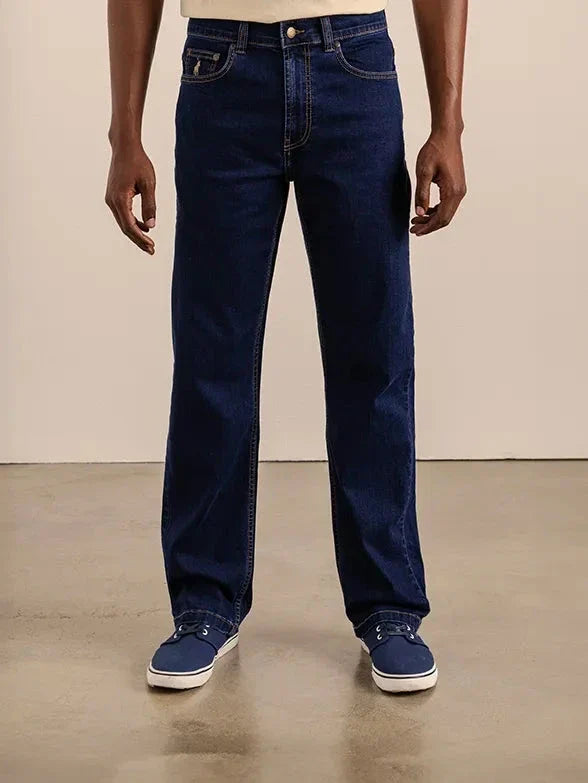 Polo Mens Paul Comfort Fit Relaxed Leg Stretch Denim Indigo | Polo