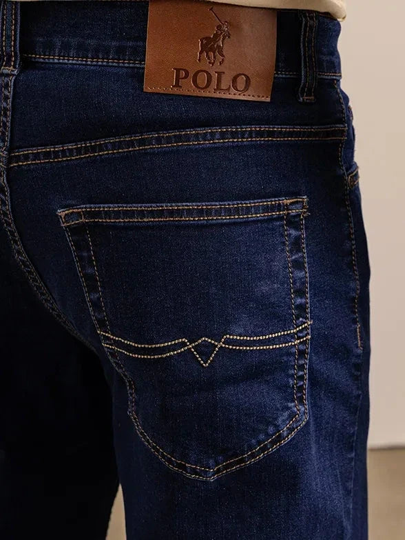 Polo Mens Paul Comfort Fit Relaxed Leg Stretch Denim Indigo | Polo