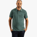 Polo Mens Pjc Overdyed Short Sleeve Golfer Turquoise | Polo