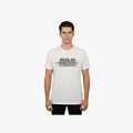 Polo Mens Printed Graphic Short Sleeve Tee Off White | Polo