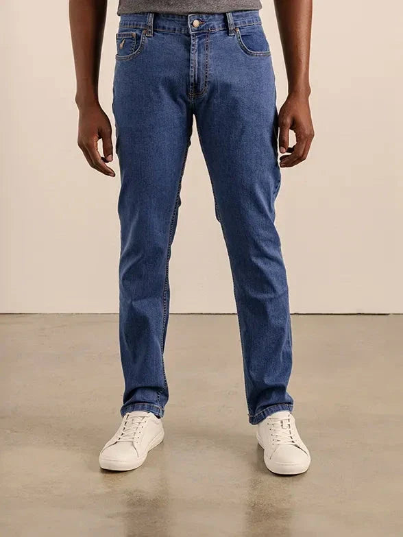 Polo Mens Simon Straight Leg Jean Stone Wash | Polo