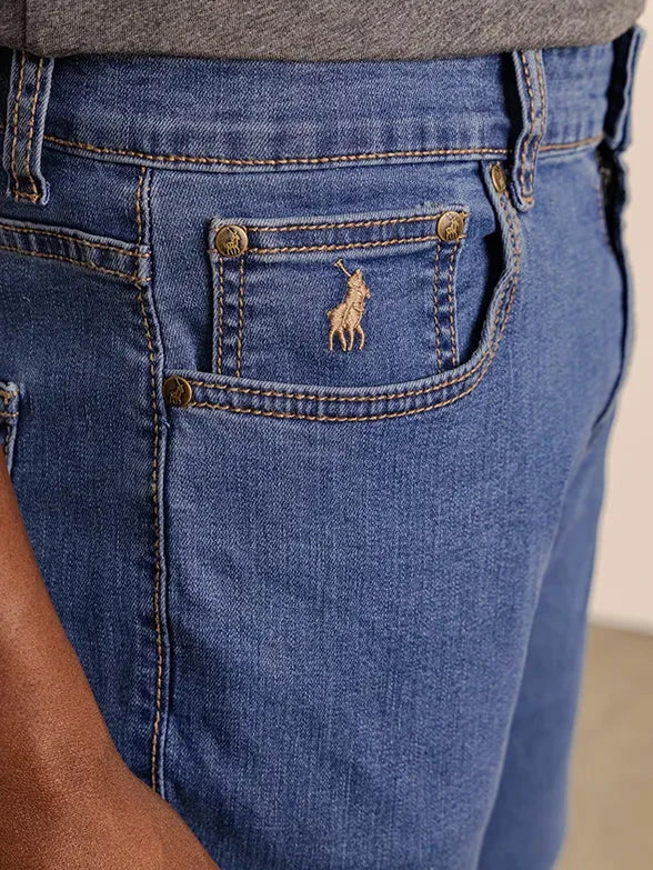 Polo Mens Simon Straight Leg Jean Stone Wash | Polo