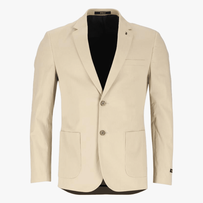 Polo Mens Stretch Slim Fit Blazer Khaki Polo