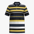 Polo Mens Stripe Dm Short Sleeve Golfer Navy | Polo