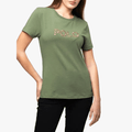 Polo Womens Amelia Short Sleeve Embelished Tee Olive | Polo