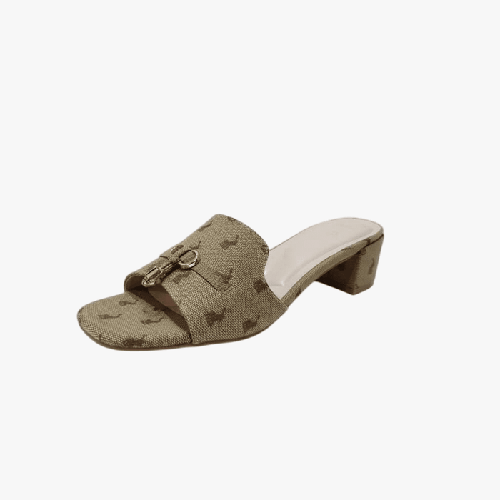 Polo Womens Block Mule Sandal Stone | Polo