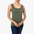 Polo Womens Emma Soft Tank Olive | Polo