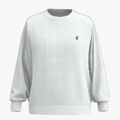 Polo Womens Lee Textured Long Sleeve Sweat Top White | Polo