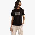 Polo Womens Olivia Embroid Short Sleeve Tee Black Polo