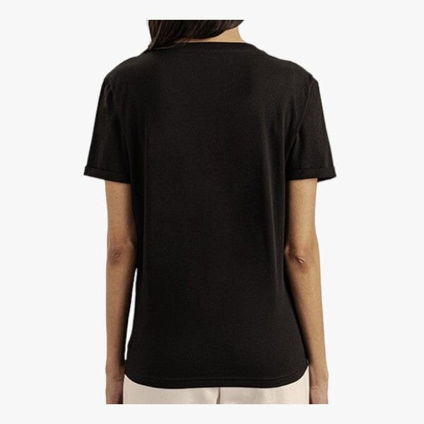 Polo Womens Olivia Embroid Short Sleeve Tee Black Polo